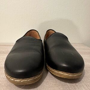 Charix Black Slip On Shoes, Size 8